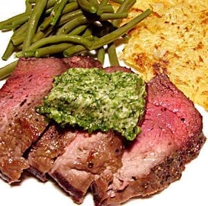 Beef Fillet with Beurre Maitre d’Hotel