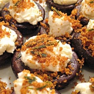 Baked Large Mushrooms